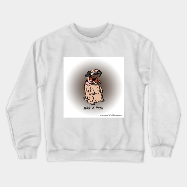 Hug a Pug Crewneck Sweatshirt by ZandroLex